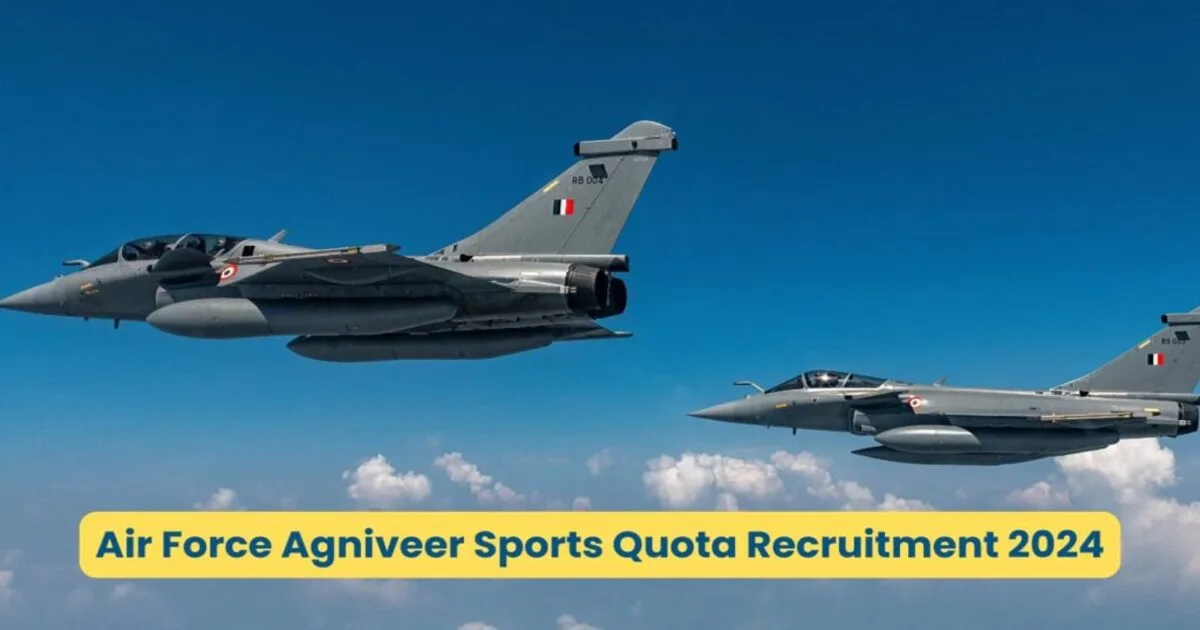 Air Force Agniveer Sports Quota Recruitment