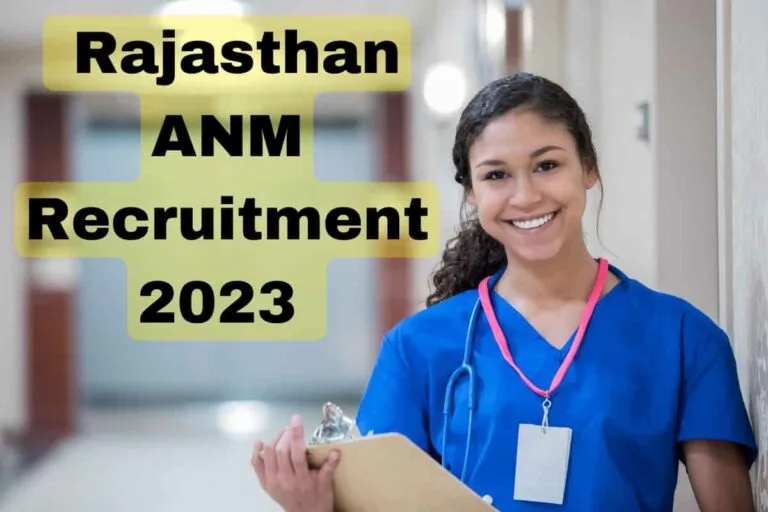 Rajasthan ANM Recruitment